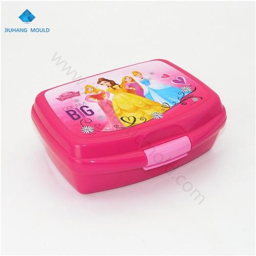 OEM print bpa free baby kids bento plastic lunch box with locks - Image 3
