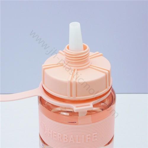 Outdoor sport 2000ml herbalife Plastic straw water bottles with straps - Image 4