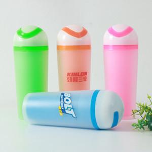 PP plastic double-layer water bottle customized color  PP plastic double-layer water bottle customized color