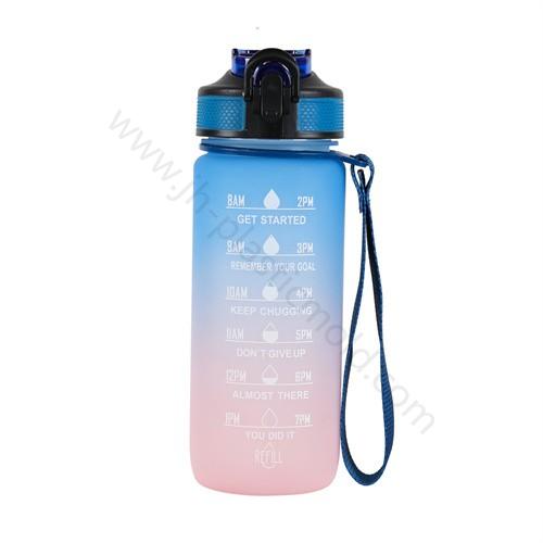Portable 600ml flip straw plastic water bottle for Kids - Image 3