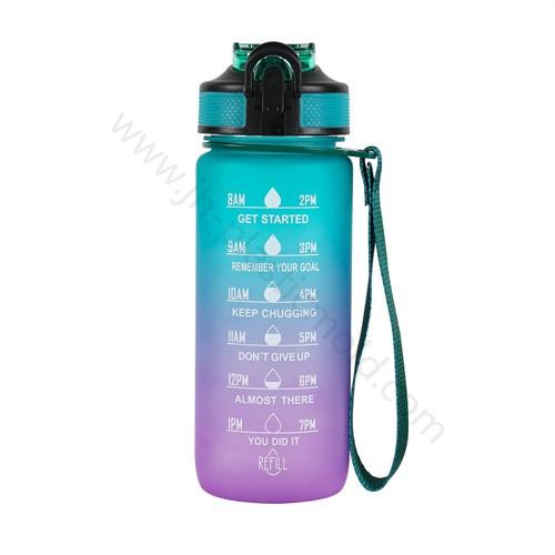 Portable 600ml flip straw plastic water bottle for Kids - Image 4