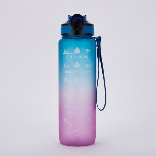 Wholesale Leakproof Bpa Free 1L 32Oz Motivational Water bottle With Straw - Image 4