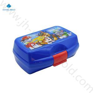 Single wall plastic kids lunch box snack box cartoon printing