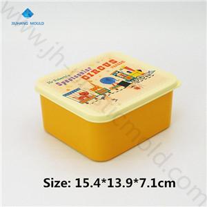 Square plastic sandwich kids conatiners food storage box cartoon print