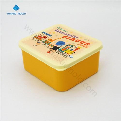 Square plastic sandwich kids conatiners food storage box cartoon print - Image 4