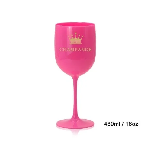 Wholesales Bulk Orders Unbreakable Plastic Wine Glasses 480ml/ 16oz Custom logo - Image 1