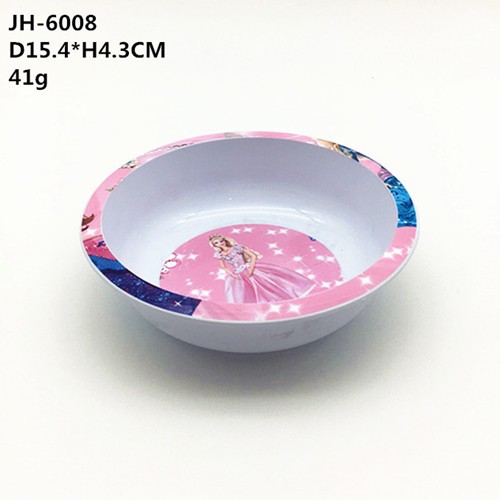 6008 / 6009 set of 2 kids dinner plater and bowl full color printing - Image 2