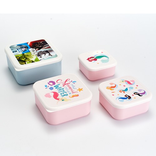 Plastic small box food container snack box for children - Image 1
